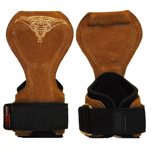 Empuñaduras Cobra para levantamiento de pesas ajustables con logotipo personalizado, correas de cuero, muñequera, levantamiento de pesas para unisex - Product Image 2