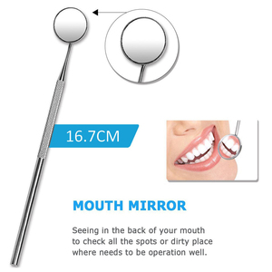Precio al por mayor: Kits de examen dental CE de 3 piezas de acero inoxidable de alta calidad con fuente de alimentación manual, incluye juego de sondas y palillos. - Product Image 2