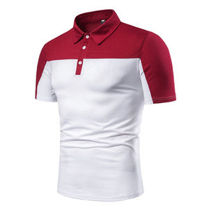 T-shirts polo 100% coton grande taille polos à manches courtes pour hommes logo personnalisé avec votre logo brodé polos - Product Image 6
