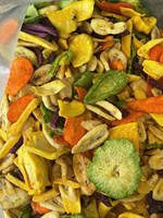 Vietnamese Groothandel Uitgebreide Mix Gedroogde Fruit Groenten Snack Knapperige Heerlijke Harde Textuur Zoete Smaakzak Verpakking