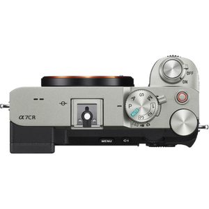 A7CR Silver Mirrorless <b>Camera</b> Bundle 28-200mm F/2.8-5.6 Lens UV <b>Filter</b> 128GB Memory Card Battery Charger 6-Piece Used Digital - Product Image 2