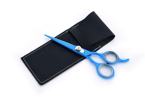 Ciseaux de coiffure professionnels de 6 pouces revêtement de couleur en acier inoxydable meilleure qualité prix de gros bon marché - Product Image 4