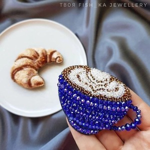 Collier avec pendentif en perles d'opale lavande pour femmes, collier en or avec perles d'opale lavande, collier avec pendentif de pierre de naissance, fait à la main - Product Image 2