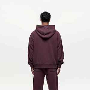 Chándal Deportivo de Alta Calidad con Capucha y Cordón Ajustable para Hombre, Venta al por Mayor, Logotipo Personalizado Impreso, Invierno, Talla Grande, Color Sólido - Product Image 4