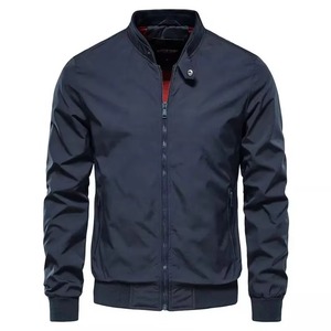 Chaqueta Bomber Ligera de Satén para Hombre, con Cierre Frontal Completo, Bolsillos Laterales, Transpirable, de Secado Rápido, Alta Calidad, para Ropa Urbana - Product Image 2