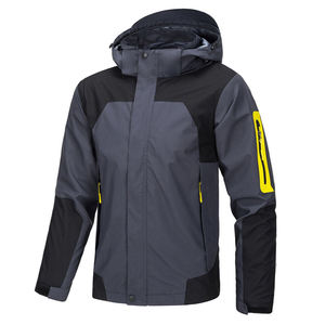 Precio barato al por mayor personalizable de los hombres de talla grande chaqueta cortavientos suave transpirable a prueba de viento para el invierno impermeable de talla grande - Product Image 1