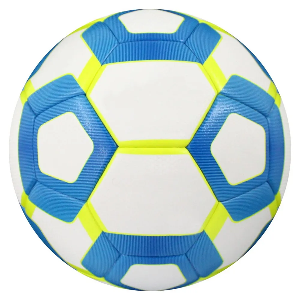 Molde térmico de PVC PU de alta qualidade para prática e exercício de bola de futebol, futebol, esportes internos e externos, bola de futebol