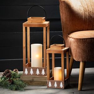 Wooden Mango Material Candle <b>Lantern</b> High Quality Top Selling Hotel and Cafe Used Home Decor Set of 2 <b>Lantern</b> - Product Image 6