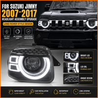 Pour Jimny JB23 JB33 JB43 2007-2017, ensemble de phares à LED à double faisceau de style Range Rover avec lentille de projecteur et clignotants séquentiels