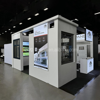 Stand d'exposition de coin pour fenêtres et portes, 20x20 pieds, 20x30 pieds, stand de salon professionnel en bois robuste et stable