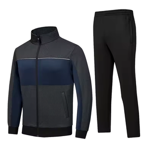 Venta al por mayor de chándales deportivos personalizados para correr para hombre de color sólido, ropa deportiva para correr, chándal para hombre - Product Image 2