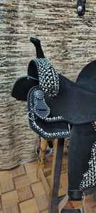 Haute vente cuir occidental argentine cuir de haute qualité belle selle - Product Image 5