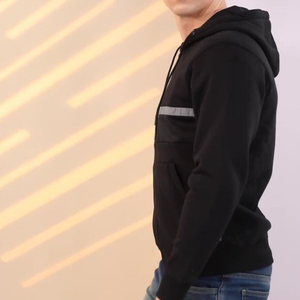 Sweat-shirt et sweat à capuche pour hommes pull de créateur polaire tissu épais coupe régulière OEM en vrac Streetwear 100% coton imprimé hiver perlé - Product Image 4