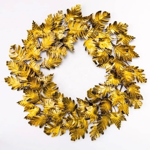 Guirlande de noël suspendus ornement étoiles conception fer métal guirlande arbre de noël décoration fournitures personnalisé en vrac - Product Image 2