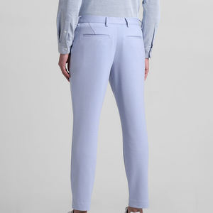 Pantalones de negocios informales ajustados para hombre más vendidos, 100% algodón tejido, cintura media, botón, cierre de mosca - Product Image 2