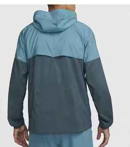 Chándal cortavientos para hombres y mujeres OEM personalizado impermeable chaqueta y pantalones de nailon ropa de calle traje de moda - Product Image 2