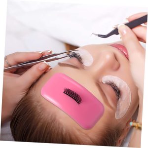 Reusable Transparent <b>Silicone</b> Eyelash Stand Pad Lash Glue Holder for Extension Beauty <b>Tools</b> - Product Image 3