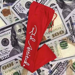 Nice <b>Jogger</b> Sweatpants Skeleton 3D Puff Print Flared Track Pants Stacked Pattern Design Custom Wholesale Men's <b>Baggy</b> Streetwear - Product Image 3