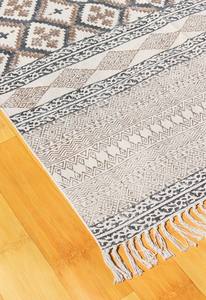 พรมทอมือถัก100% jodhpuri พรมวัสดุคอตตอนและงานปักทำมือและสำหรับตกแต่งบ้านห้องนั่งเล่น - Product Image 2