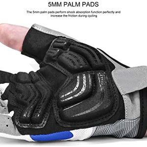 Road Racing Summer Bicycle Cycling Gloves 2025 Unisex Gel Padded Men Sports PU Leather <b>Half</b> Finger Anti <b>Slip</b> Riding - Product Image 3