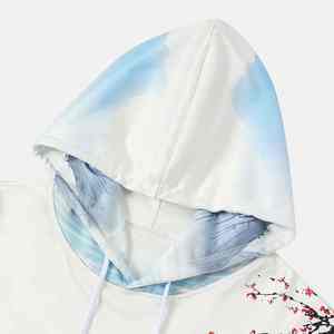 Sudadera con capucha estampada 3D para hombre con sublimación digital personalizada OEM, Sudadera con capucha de poliéster estampada de gran tamaño - Product Image 6