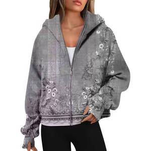 Sudaderas con Capucha Estampadas para Mujer, Ropa de Calle de Invierno, Tejidas, con Logotipo Frontal Personalizable, Suaves y Cómodas, para Uso Diario Informal - Product Image 2