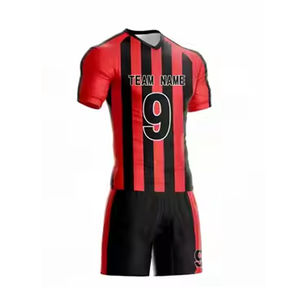 Ensemble d'uniformes de football d'été respirants et à séchage rapide de haute qualité, 100 % polyester, sans manches, vente en gros, vêtements de sport - Product Image 2