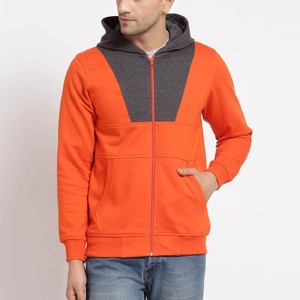 Sudadera con Capucha de Invierno para Hombre de Alta Calidad, Cierre de Cremallera, Corte Holgado, Resistente al Viento, Mezcla de Algodón, Todas las Tallas Disponibles, Estilo Urbano - Product Image 1