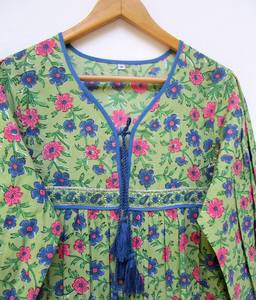 Vestido corto largo con botones y cuello en V para mujer, vestidos casuales de manga corta, manga larga, producto hecho a mano - Product Image 5