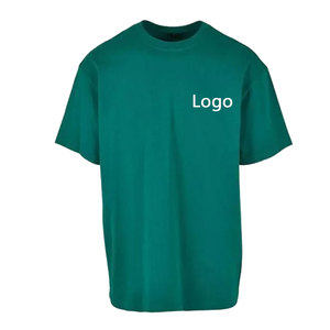 Camiseta Oversize Personalizada con Logo para Hombre, Algodón Pesado, Azul Marino Liso, Hombro Caído, Ajuste Holgado, Cuello Redondo, Manga Corta - Product Image 5