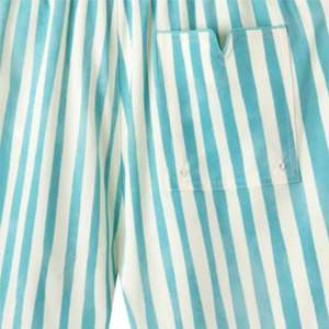 Short QUICK DRY homme Striper Maillot de bain bleu aquarelle poche zippée ceinture élastique et tissu écologique - Product Image 2