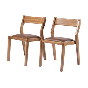 Durable Solid Teak Garden <b>Dining</b> <b>Chairs</b> with Modern Design Waterproof & Eco-Friendly <b>Stackable</b> for Outdoor Use - Product Image 2