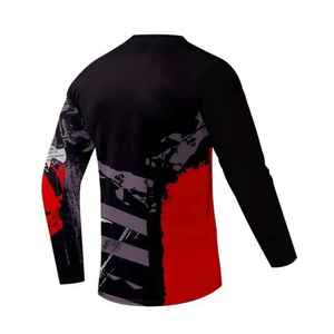 Camiseta de Motocross en blanco para jóvenes, camiseta de motocicleta sublimada personalizada, Camiseta deportiva transpirable para motocicleta, camiseta de manga larga para bicicleta de montaña - Product Image 1