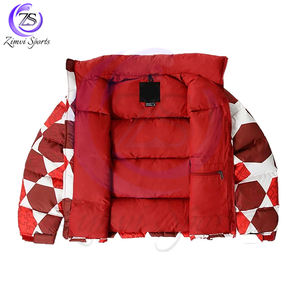 Windproof Breathable & Comfortable Quilted Wholesale Warm Customizable Brand Outdoor Autumn & Winter <b>Puffer</b> Hooded <b>Jackets</b> - Product Image 3
