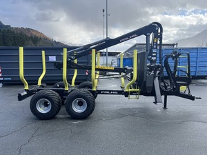 Nuevo Remolque Forestal de 8 Toneladas con Grúa Hidráulica K4.71 para el Manejo de Madera - Product Image 2