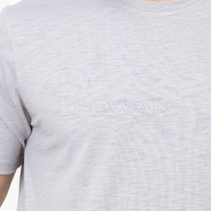 Diseña tu propio logotipo Camiseta para hombre Cuello redondo Camiseta transpirable para hombre Camiseta de calle para hombre - Product Image 5