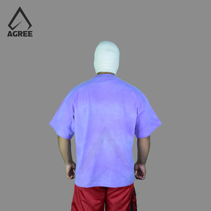 T-shirt Homme Personnalisé Brodé, Coupe Ample, Effet Délavé Vintage, 100% Coton Biologique, Écologique, Séchage Rapide, Manches Courtes - Product Image 6