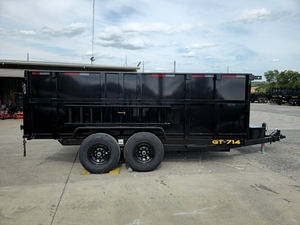 Remolque Volquete Hidráulico 7x14 con Componentes de Transmisión, Laterales de 4 pies (2), Ejes de 7K, 14k GVWR, Multifuncional, 1 Año de Garantía - Product Image 4