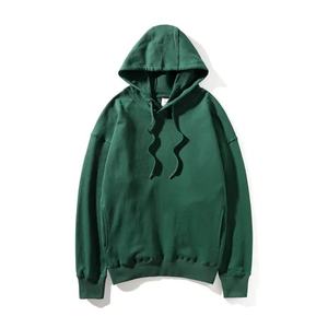 Streetwear personnalisé de haute qualité sweat à capuche uni uni pour hommes OEM sweats à capuche oversize à épaules tombantes basiques en coton mélangé - Product Image 1