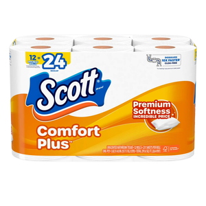 กระดาษชำระสกอตต์ คอมฟอร์ทพลัส แบบม้วนคู่ 12 ม้วน - Product Image 3