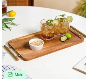 Elegante Juego de 3 cuencos de latón para servir con patas triangulares Decoración elegante y duradera para cenar y entretener - Product Image 4