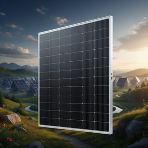 แผงโซลาร์เซลล์แบบโมโนคริสตัลไลน์ครึ่งเซลล์ Guocheng Energy GC665-66MDH ขนาด 210 มม. พร้อมกรอบสีเงินและฝาครอบกระจกด้านหน้า - Product Image 3
