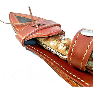 Hot Selling Handmade Leather Sheath for Fixed Blade Knife Customizable OEM Support - Product Image 4