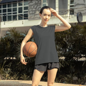 Ultifresh Débardeurs de sport unisexes pour la salle de sport, style hip-hop, tricotés, 100% polyester, respirants, évacuant l'humidité, broderie 3D, col rond - Product Image 4