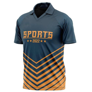 Tenues de cricket pour jeunes en tissu coton-polyester, respirantes, séchage rapide, légères, avec logo sponsor et design sublimé, vêtements d'équipe - Product Image 2