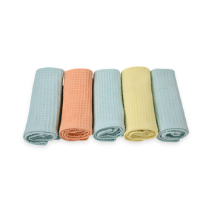 JAI Cotton 100% Cotton Plaid Pattern Square <b>Kitchen</b> <b>Towels</b> Ultra Soft Woven Quick-Dry Eco-Friendly Machine Wash Home Use - Product Image 2
