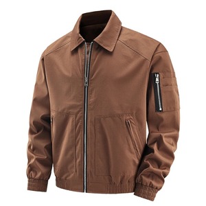 Premium Men's Winter <b>Jacket</b> Custom Bomber with <b>Rhinestones</b> Applique Embroidery Solid Pattern Genuine Genuine for Men - Product Image 6