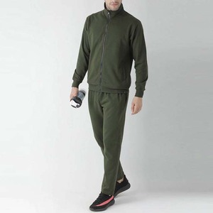 Trajes de sudor de algodón de alta calidad de fabricación profesional, ropa de entrenamiento Unisex para hombres, conjuntos cómodos de dos piezas con cremallera, ropa deportiva - Product Image 5