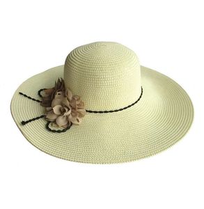 Sombreros de paja de material natural para mujer personalizados a prueba de Sol para uso en la playa suave y cómodo de fabricación de Vietnam para escenas al aire libre - Product Image 1