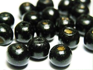 Custom Shaped Colored <b>Wooden</b> Beads Round Shape <b>Heart</b> Pattern Hand Crafted Indian Home Decor for Easter and Baptism Occasions - Product Image 2